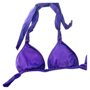 Athlete purple bikini top